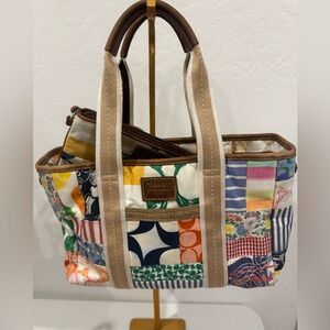 Coach Tote with Matching Wallet GUC